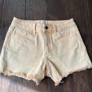 Orange jean shorts by Universal Thread
